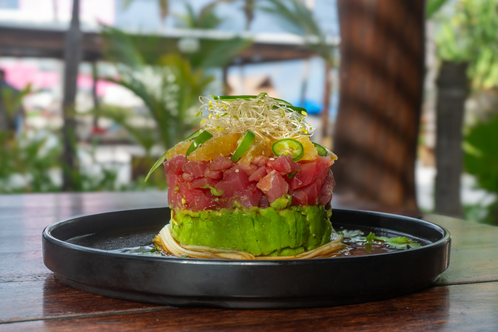 Tostada de atún de Gurú